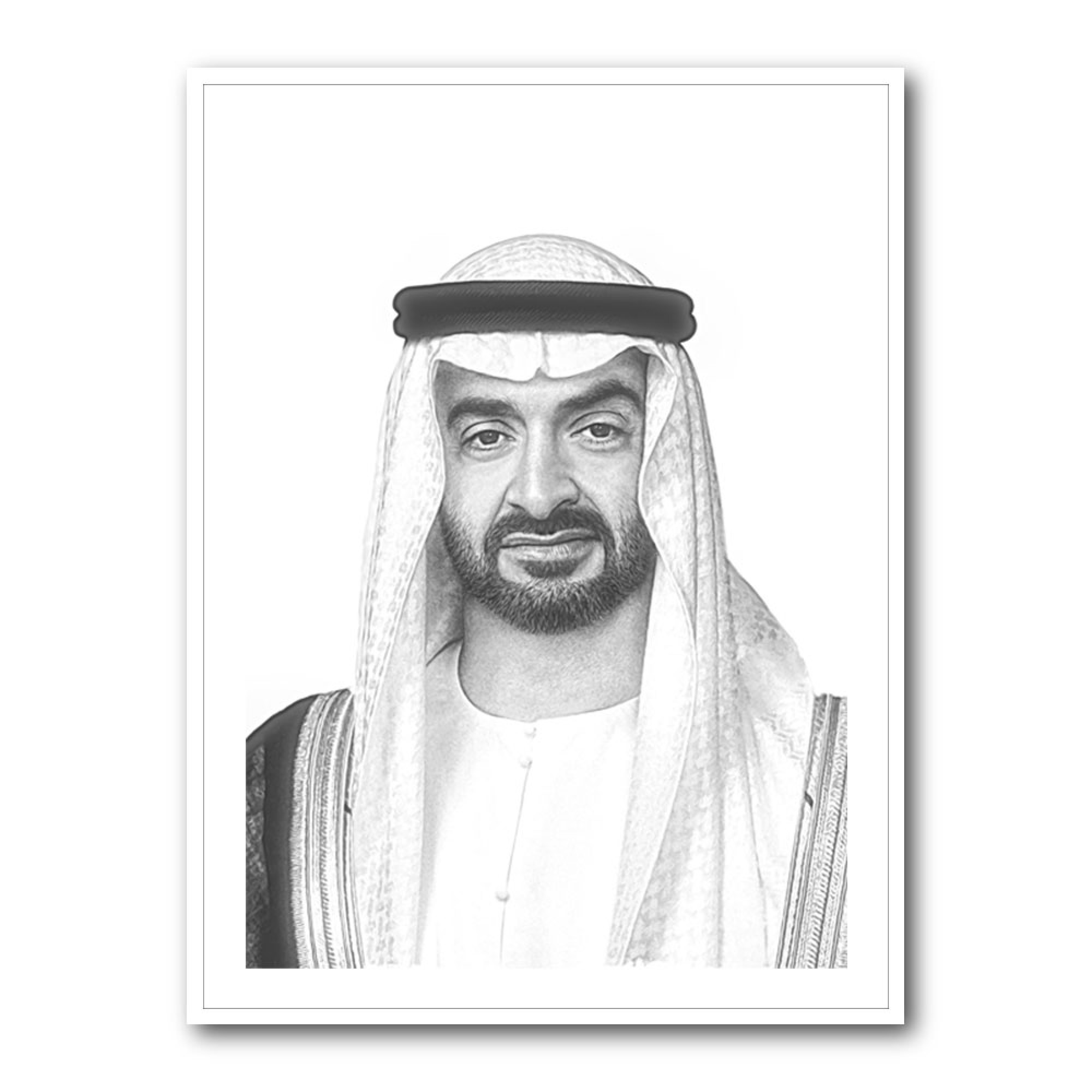Sheikh Mohammed bin Zayed Al Nahyan Portrait